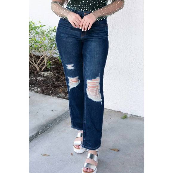 JUDY BLUE Denim - NEW JUDY BLUE ellen straight leg jean in blue